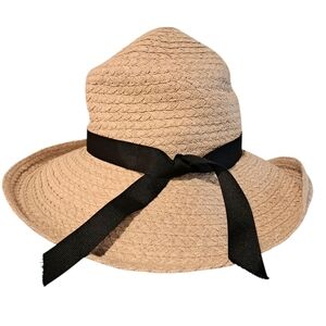 Annabel Ingall Cream Textured Hat